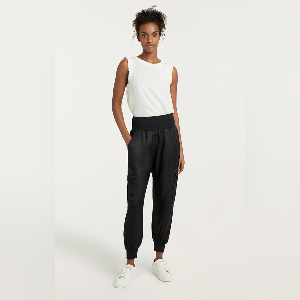Cinq à Sept Black Track Pants
